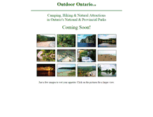 Tablet Screenshot of outdoorontario.ca